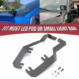 DYSO Fit 17-22 Ford F250 F350 LED Light Pod Hood Hinge Ditch A-Pillar Mount Brackets