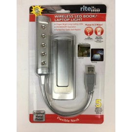 Rite Lite LED Wireless Dimmable Computer / Laptop / Book Light - NEW