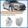 A ABSOPRO 2 x Sonnenblenden-Halterungs-Clip-Halter, 95994975, Grau, Ersatzartikel
