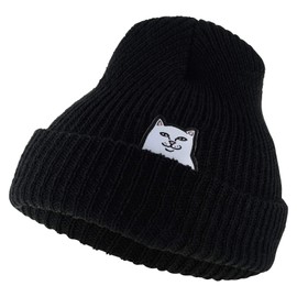 RIPNDIP, Lord Nermal Rib Beanie, Black, black