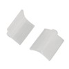 JCBIZ 100pcs Clear Horticulture Grafting Clamps 2mm Plastic Plant Grafting