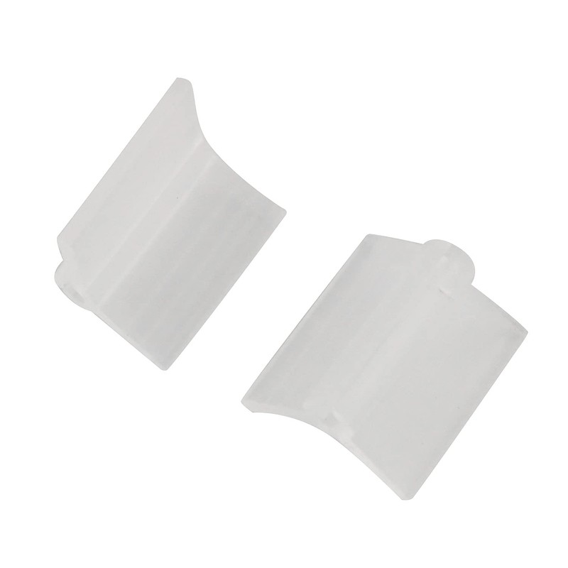 JCBIZ 100pcs Clear Horticulture Grafting Clamps 2mm Plastic Plant Grafting