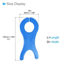 CoCud Wool Changing Board 10 x 4.8 cm Plastic Thread Cord Winder Plate Bobbins Sewing Accessories Household Knitting Tools - (Application: for Sewing Handmade) 5 Colours Pack of 20