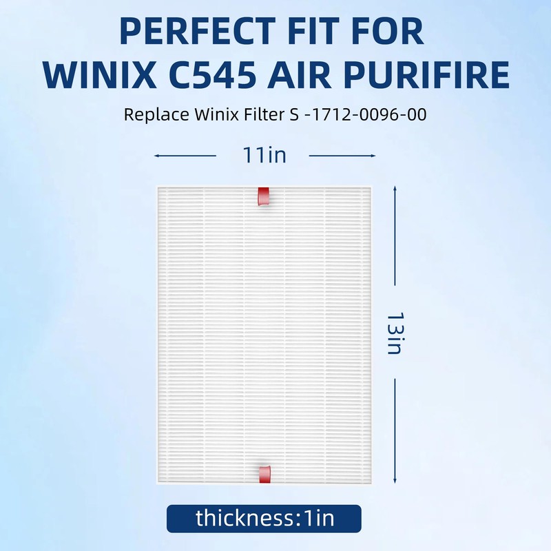 C545 Replacement Filter S for Winix c545 Air Purifier, Replace