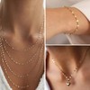 33FT 18K Gold Plated Chains Roll 2mm Stainless Steel Sparkle