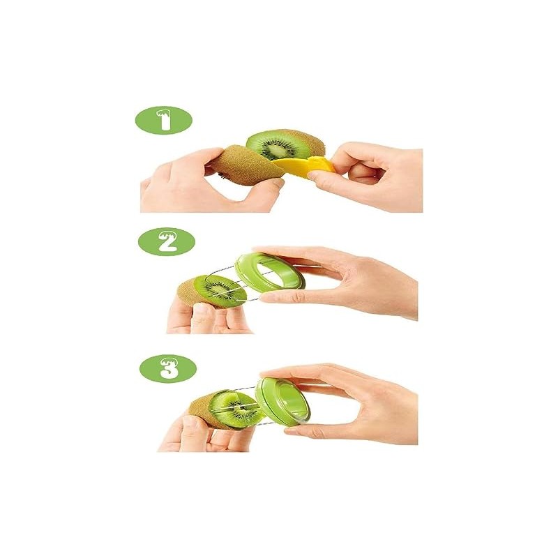Fruit Kiwi Cutter Peeler Slicer Kitchen Gadgets Tools for Pitaya