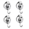 iRomic Heavy Duty Vacuum Suction Cups Hooks (4Pack) Specialized for