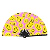 Distorted Smiley Fan/Drag Fan/Clack Fan/Festivals/Drag Queen