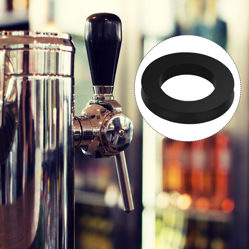 Outus 50 Pieces Beer Gaskets Beer Line Washer Keg Tap