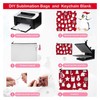 Sublimation Cosmetic Bag Blanks Set DIY Thermal Transfer Blank Cosmetic