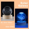 HOTUT 3D Solar System Crystal Ball, 3D Planets Crystal Ball