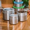 Elephant Box Leakproof Food Canister Trio | Stainless Steel Food