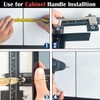 King&Charles Cabinet Hardware Jig, Aluminum Alloy Cabinet Handle Jig with