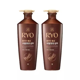 Hongjindan 려 홍진단 홍삼 모발영양 샴푸 820ml x2개 Red Ginseng Hair Nutrition Shampoo 820ml x2