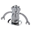 KitchenCraft Le'Xpress Loose Tea Infuser with Drip Tray, Monkey-Shaped, Stainless