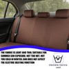 BESULEN Car Back Seat Cover, Dustproof Elastic Cloth Vehicle Rear