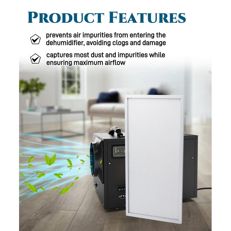 Maigoo 4Pcs MERV-8 Dehumidifier Filter Fit for ALORAIR Basement Dehumidifiers