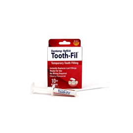 Dentemp Refil-it Tooth-Fil Temporary Tooth Filling Repair Kit – Safe, Long-Lasting, Easy at-Home Dental Repair for Loose Fillings & Crowns – Fast-Setting, Precise Applicator Included