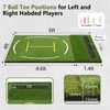 GLUTIA Golf Mats Practice Outdoor, 6x4ft 26mm Golf Hitting Mat