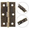 Murtenze 12 Pack 2.5 Inch Cabinet Hinge, Antique Bronze Butt