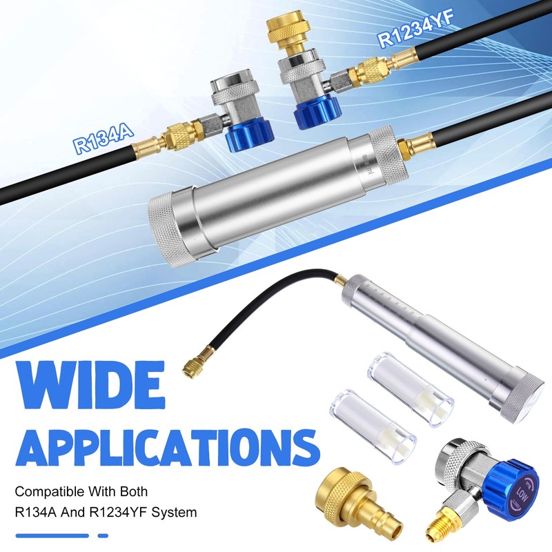 A/c Leak Detector Kit, UV Oil Dye Injector Kit with