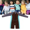 Kids Wetsuit 2.5mm Neoprene Long Sleeve Fullsuit Back Drawstring Warm
