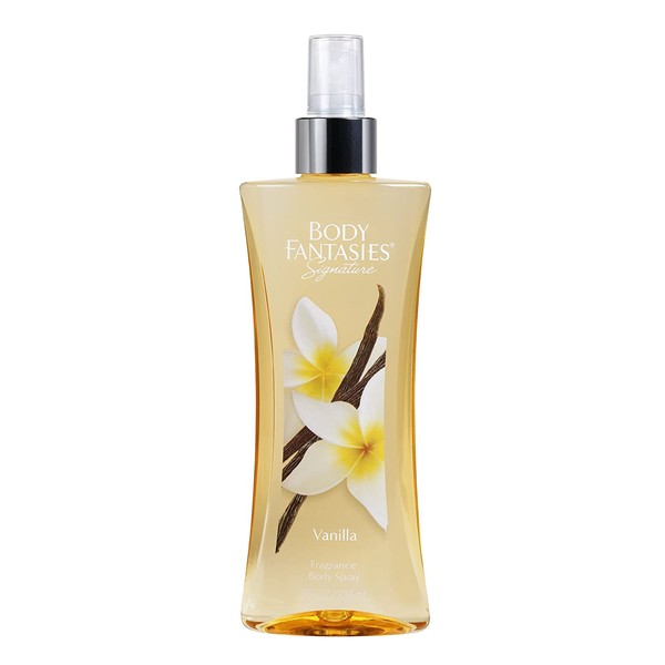 Body Fantasies Fragrance Body Spray, Vanilla, 8 Ounce