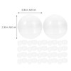 DOITOOL 50 Pcs Transparent Shell Candy Catcher Machine Clear Fillable