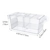 Aquarium rearing tank, acrylic fish breeding box with suction cups,