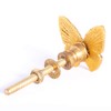 ETHNICITI Butterfly Gold Metal Vintage Knob Pull Handle Drawer Cupboard