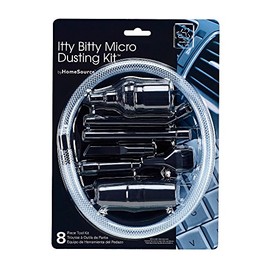 byHomeSource Itty Bitty Micro Dusting Kit, 8 Piece Tool Kit with Adapter