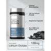 Horbäach Lithium Orotate 130mg | 180 Capsules | Non-GMO, Gluten