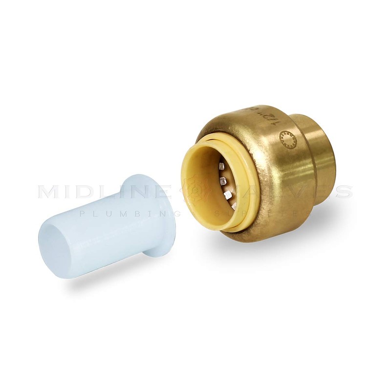 Pushlock UPSE12 Plug End Cap Pipe Fitting Push to Connect