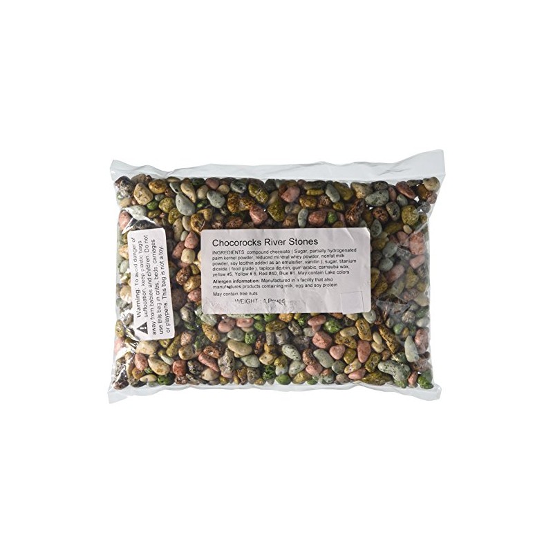 Chocolate River Stones (1lb Bag)