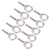 10Pcs Eye Bolt 304 Stainless Steel Lifting Round Ring Screw