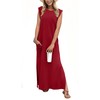 GRECERELLE Women's Summer Casual Loose Beach Split Long Maxi Dress