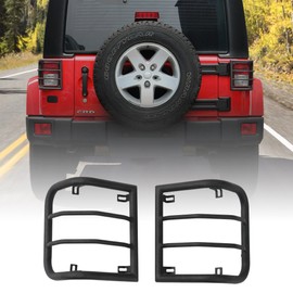 Rear Tail Light Cover Guard Protector for Jeep Wrangler JK JKU Rubicon Sahara 2007-2018