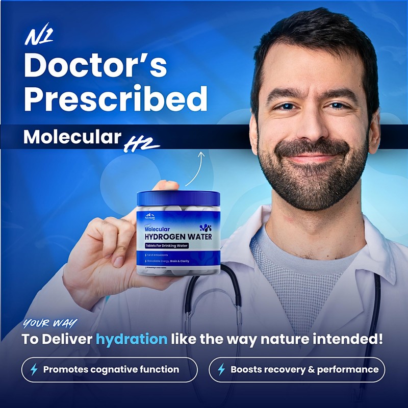 PHM Hydrogen Water Tablets for Drinking Water - H2 Molecular