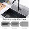 Faucet Mat for Kitchen Sink - Diatomite Stone Sink Tray