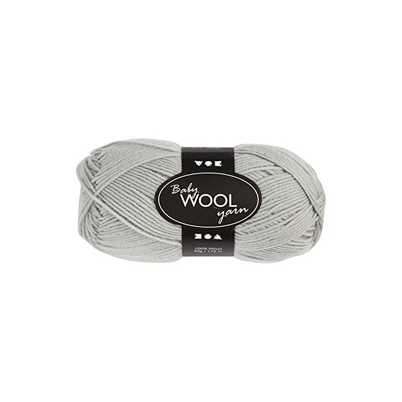 Baby Yarn, L, 172 m, grigio chiaro, NM 14/4, 50