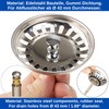 Sink Strainer Basket, 1 Pack, Diameter 78 mm Strainer Basket,