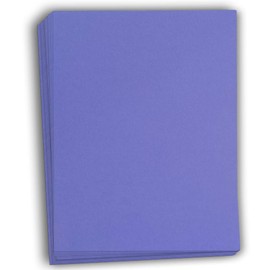 Hamilco Colored Cardstock Scrapbook Paper 8.5" x 11" Cornflower Blue Color Card Stock Paper 50 Pack