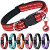 AUAUY Reflective Dog Collar, Adjustable Breathable Dog Collar, Soft Padded