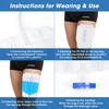 Dedsio 750ML Urinary Leg Bag Catheter Leg Bags for Men