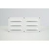 Dalsys Ventilation Grille Ventilation Plate Aluminium White 229 x 76