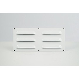 Dalsys Ventilation Grille Ventilation Plate Aluminium White 229 x 76 mm Ventilation Grille Gill Plate