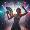 ARWIG Hand Fan Folding for Adults, Premium Rave Fan Folding