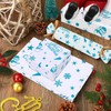 Jwssor Christmas Tissue Paper,20sheets Xmas Tissue Paper,Blue Santa