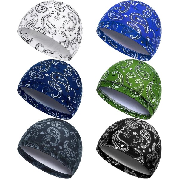 Does not apply Haysandy 6 Pcs Men Skull Cap Helmet