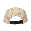 Hatphile Embroidery Print 5 Panel Hat Camp Cap (US, Numeric,